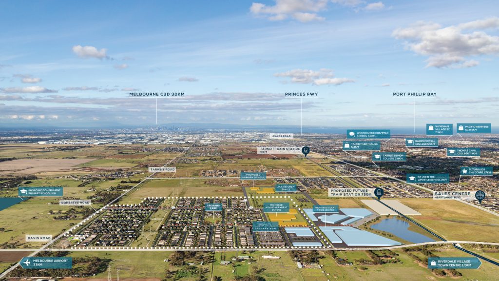 Orchard - Aerial Amenity Map