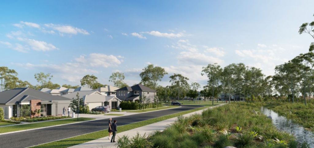 The Junction park streetscape